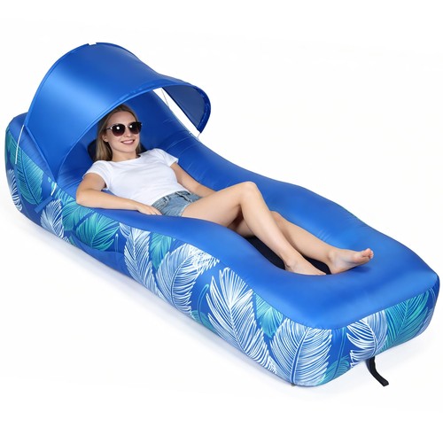 Inflatable lounger with - inflatable,