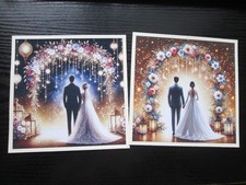 Set of 2  x WHIMSICAL WEDDING