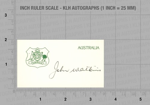 John watkins hand signed white - hand,