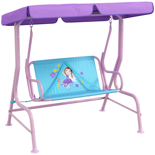 Outsunny seater kids swing - outsunny,