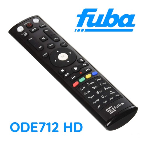 Fuba ode712 tivusat remote - hd,