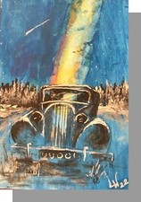 aceo vintage rusted car