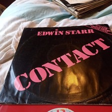 Edwin Starr - Contact 12"SINGLE Pink Coloured Vinyl 
