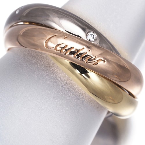 Auth cartier ring diamond - cartier,