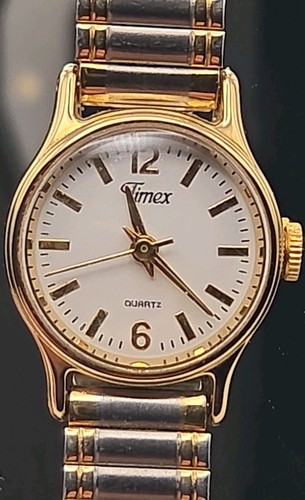 Timex silver gold two - two, tone