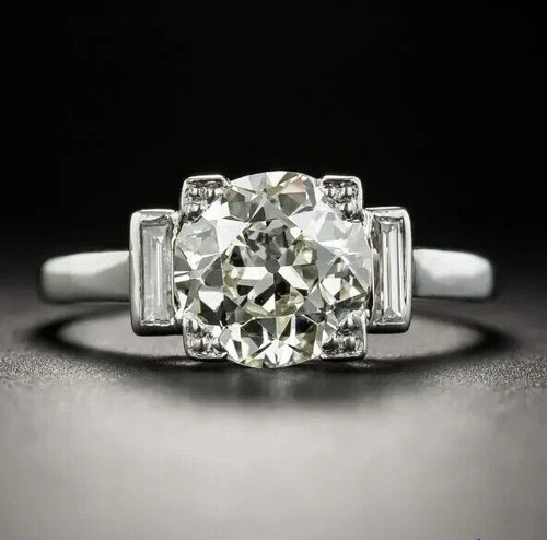 50ct antique style round cut - 1.50ct,