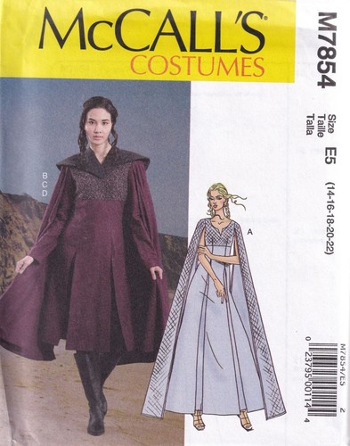 Mccalls 7854 costume sewing - costume,