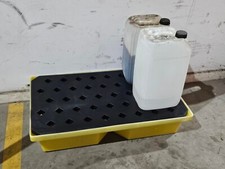 80 Litre Fluid Oil Spill Drip Tray & Platform  6 x 25 Litre Drums ST80 1200x600