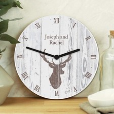 Personalised Stag Head Wooden