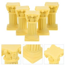 5 Pcs Roman Pillar Figurine