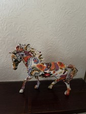 Colorful Graffiti Resin Horse