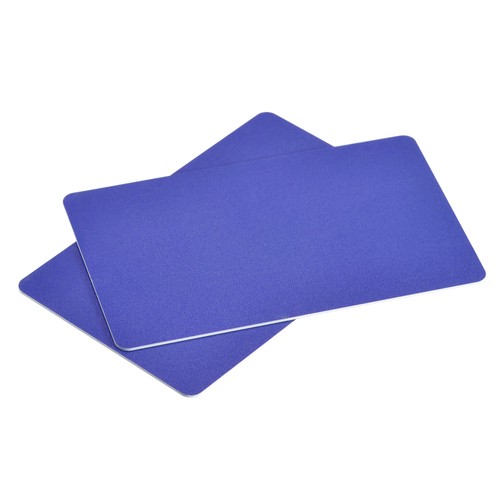 Blank pvc cards blue - blank,