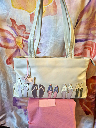 Radley beige leather shoulder - leather,