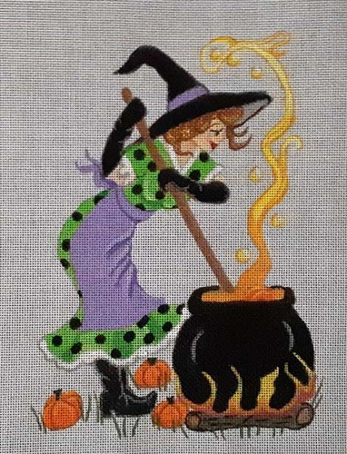 Hand painted needlepoint - hand,