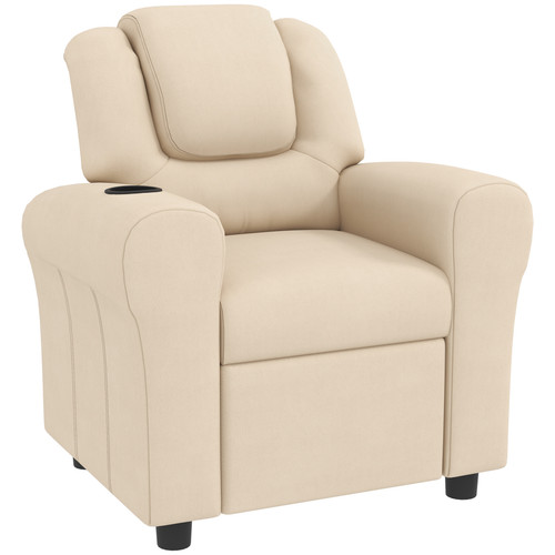 Kids recliner armchair beige - armchair,