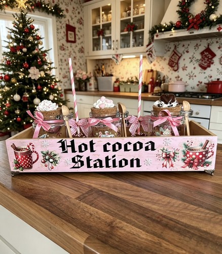 Hot chocolate station - chocolate,
