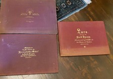 3 x large 1st ed volumes Coleridge's Rime of the Anc... lara byron,Hereward of .