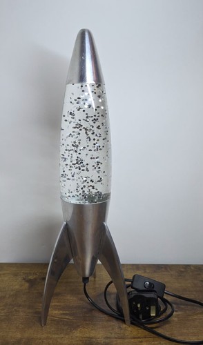 Vintage rocket shaped glitter - rocket,