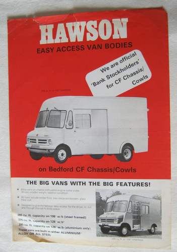 Bedford hawson bodied - cf,