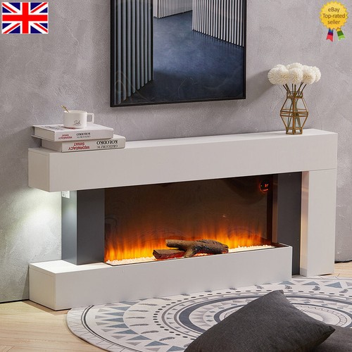 52inch white fireplace suite - white,