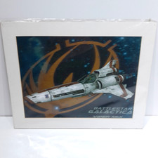 battlestar galactica viper mk2 print picture mounted