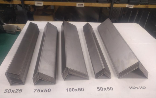 2mm mild steel - folded, angle