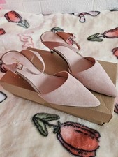Next Women's Pink Suede Party