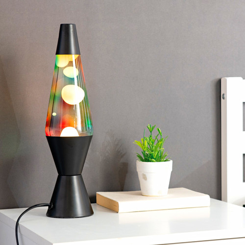 Vibrant multicolour lava lamp - multicolour,