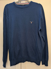 Gant Men's  Jumper Blue Wool