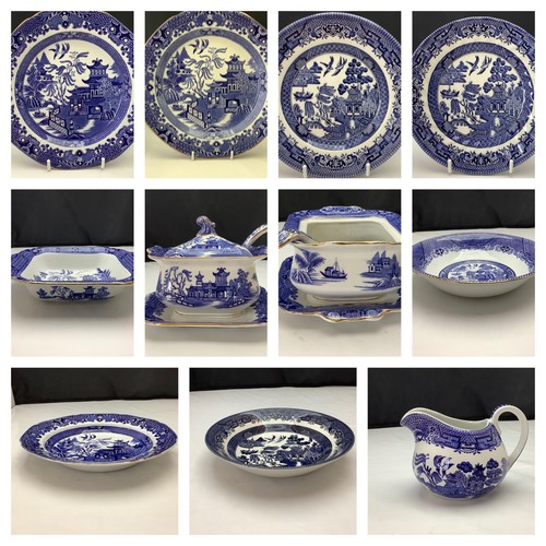 Old willow pattern - china,