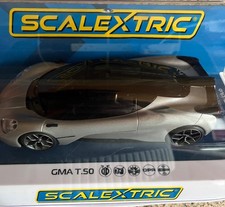 SCALEXTRIC SILVER GORDON MURRAY GMA T50 RARE NLA PERFECT C4568 1:32