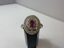 Yellow Metal Dress Ring