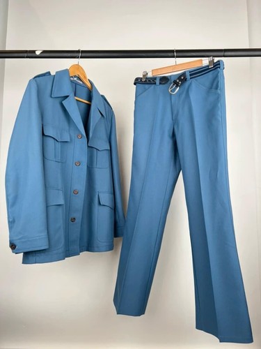 Vintage 70s flared safari - flared,