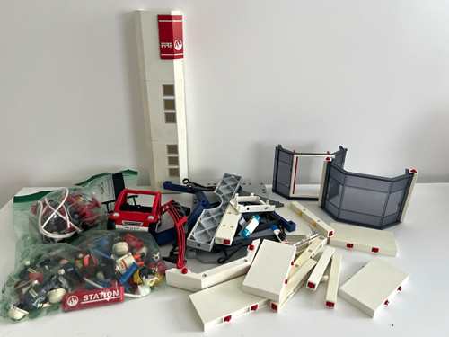 Playmobil fire station playset - playmobil,
