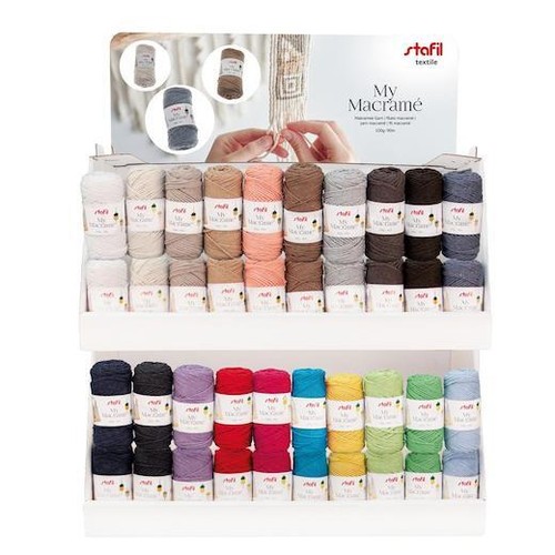 Stafil 2mm macramè yarn - stafil, Ø