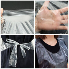 200pcs Disposable Unisex Gown Polythene Adult Plastic Aprons Kitchen Waterproof