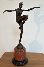 J Philipp - antique bronze dancing figure