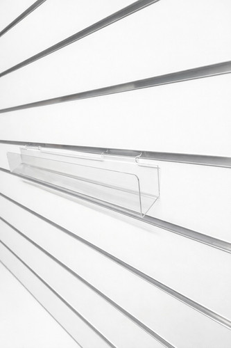 Clear acrylic narrow slatwall - clear,