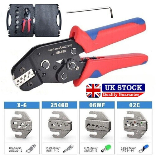 8pcs ratchet crimper plier - crimper,