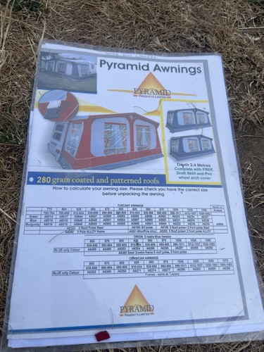 Pyramid awnings corsican - awnings,