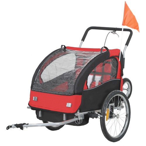 Bike trailer seater red - bike,