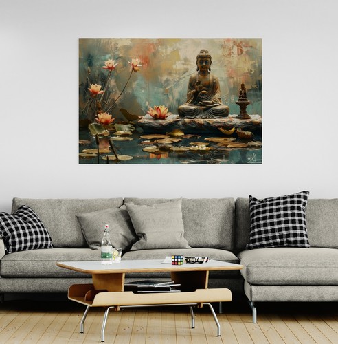 Buddha zen canvas picture - canvas,