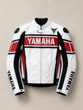 Yamaha white motorbike racing - white,
