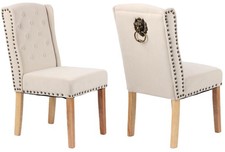 Velvet dining chairs set 2 - dining, of