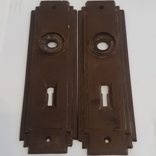 Pair art deco - pair, brown