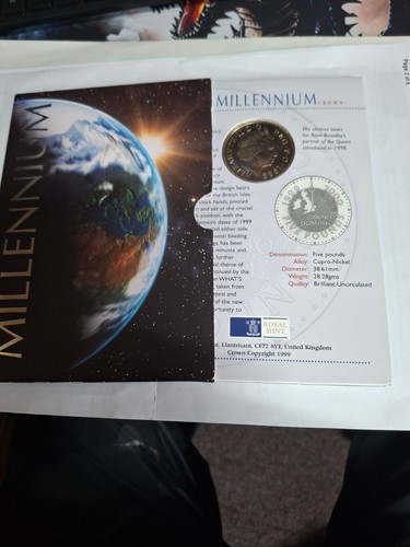 Royal mint millennium coin - millennium,