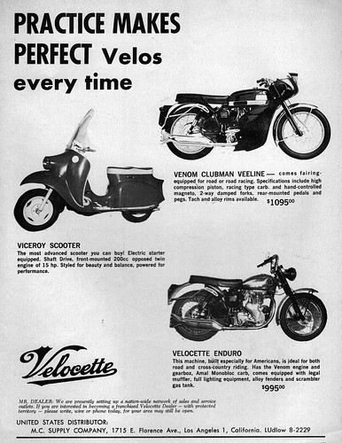 1964 velocette venom - velocette, clubman