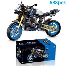 FITS TECHNIC YAMAHA MT-10 MOTORBIKE BIKE ASSEMBLY MODEL BUILDING BLOCKS GIFT UK