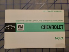 1971 Chevrolet Nova Owners