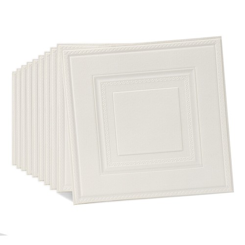 Cream square texture wallpaper - cream,